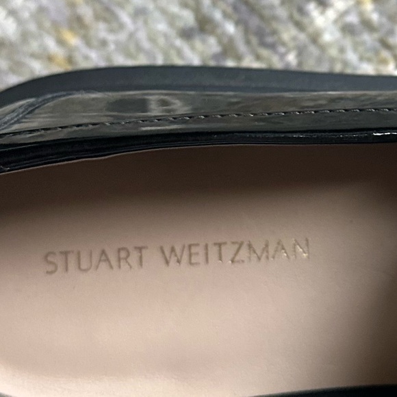 Stuart Weitzman Owen Platform Loafers Size 7 Patent Leather Horseshoe Bit - Picture 3 of 9